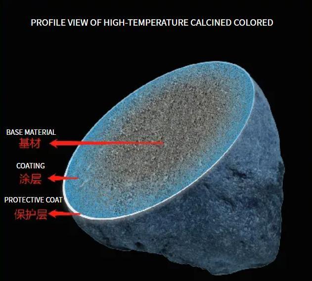 Areia colorida calcinada a altas temperaturas para arte e pintura 2