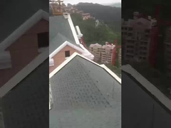 Chapa revestida de pedra colorida com grãos de madeira Chapas metálicas revestidas de pedra impermeáveis